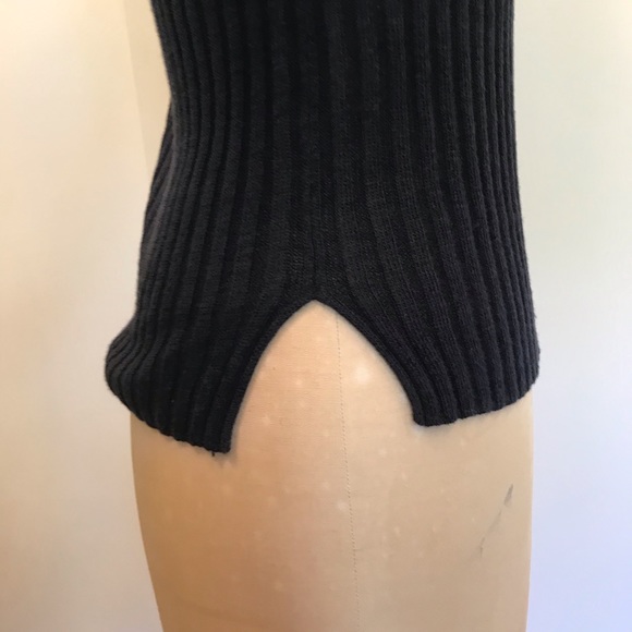 Theory Sag Harbor Kambee Armada Blue Linen knit Long Sleeve Sweater - Picture 6 of 16